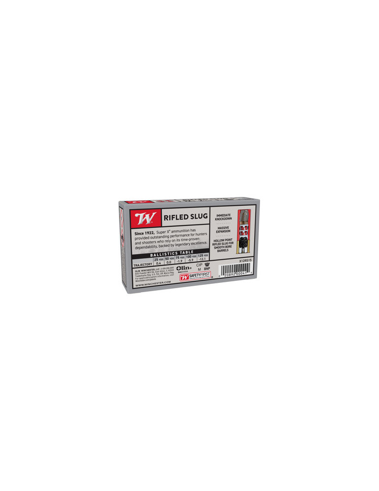 Winchester Super X Hollow Point C.12/70 cartouche à balle*
