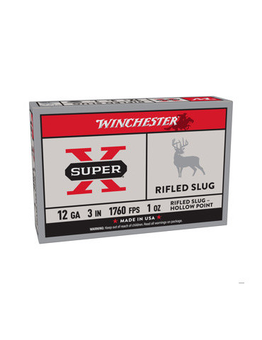 Winchester Super X Hollow Point C.12/76 cartouche à balle*
