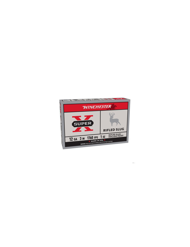 Winchester Super X Hollow Point C.12/76 cartouche à balle*