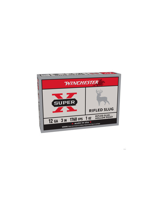 Winchester Super X Hollow Point C.12/76 cartouche à balle*
