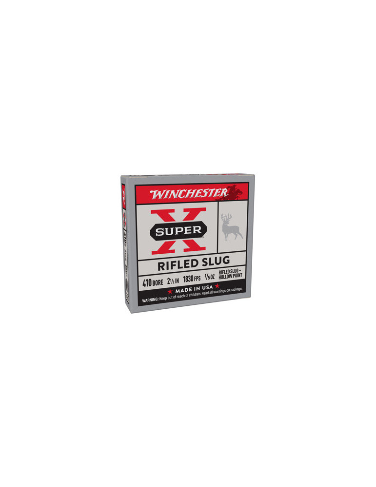 Winchester Super X Slug 410/63 5gr Cartouches a Balle