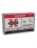 Winchester buckshot super x chevrotine 12/70 / 9 grains *