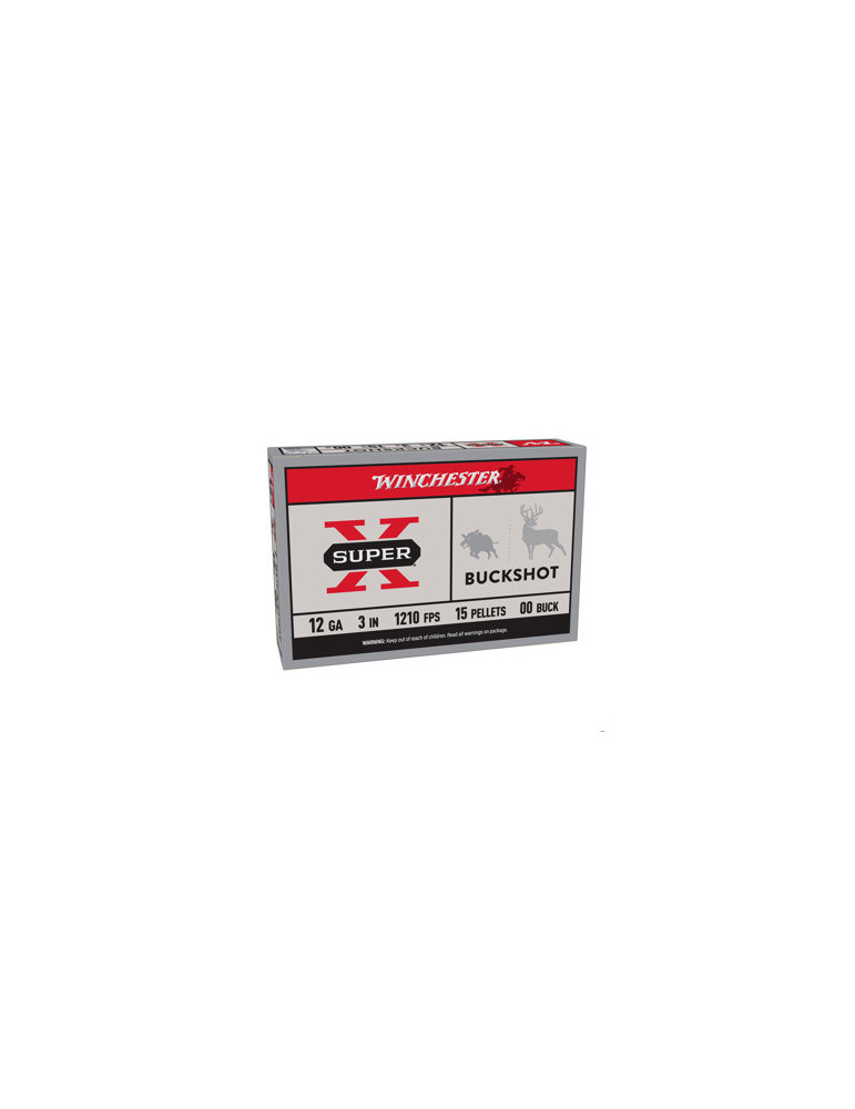 Winchester Buckshot C.12/76 15 grains (chevrotine)*