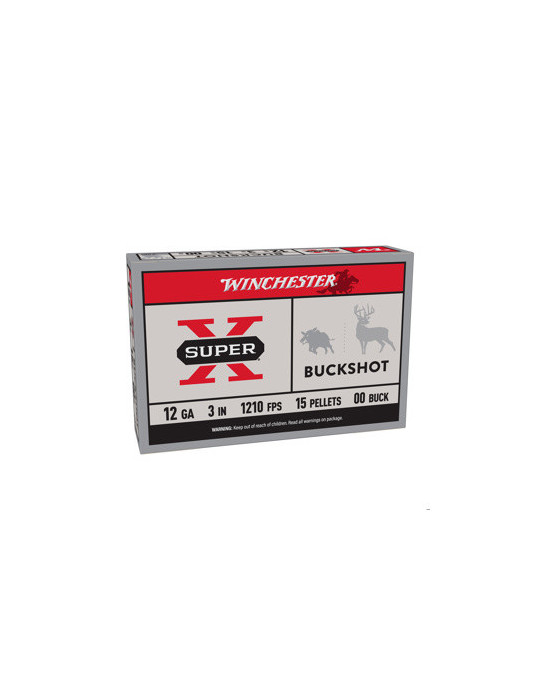 Winchester Buckshot C.12/76 15 grains (chevrotine)*