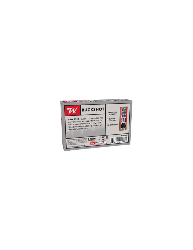 Winchester Buckshot C.12/76 15 grains (chevrotine)*