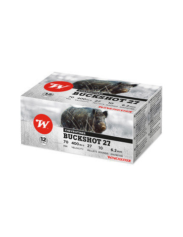 Winchester Standard Buckshot 12/70 27 grains 38 gr