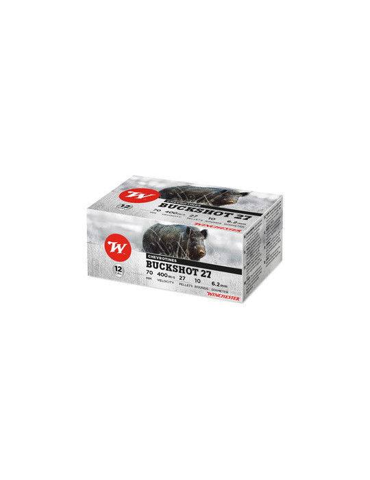 Winchester Standard Buckshot 12/70 27 grains 38 gr