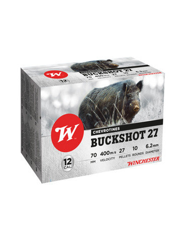 Winchester Standard Buckshot 12/70 27 grains 38 gr 2