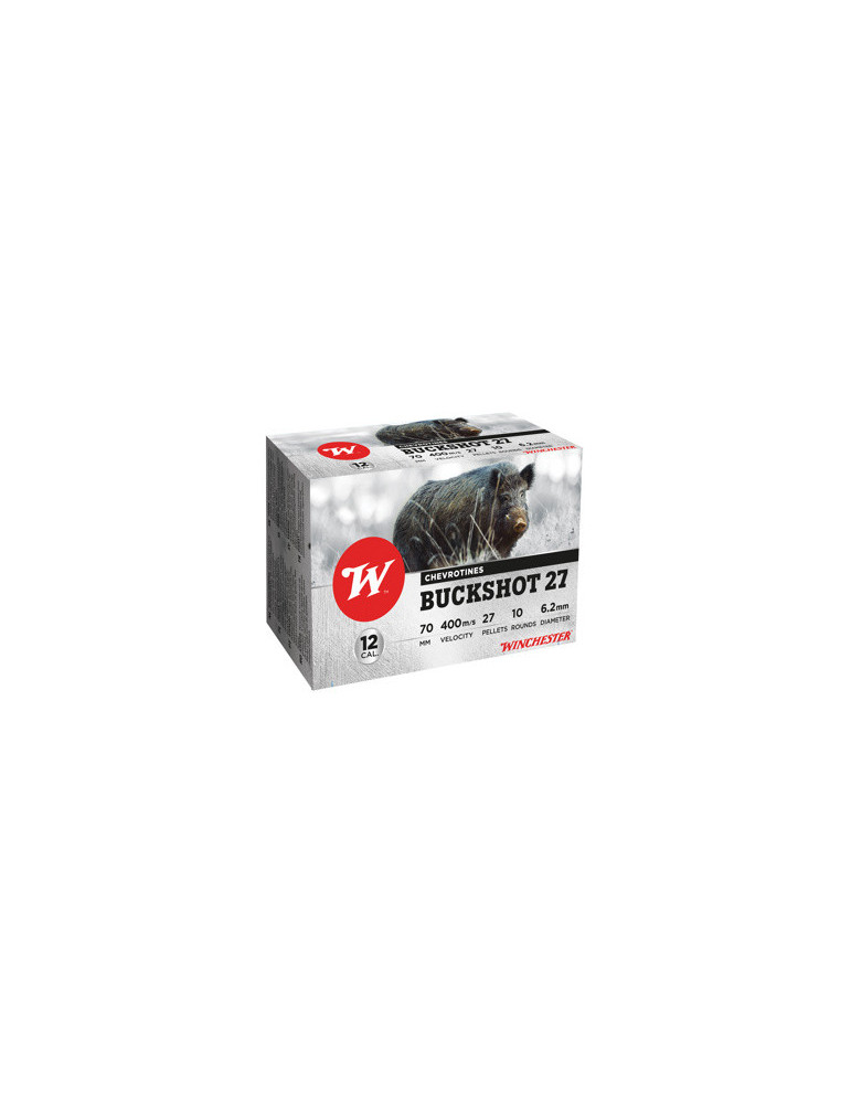 Winchester Standard Buckshot 12/70 27 grains 38 gr