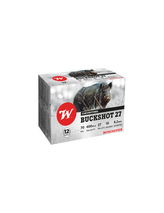 Winchester Standard Buckshot 12/70 27 grains 38 gr