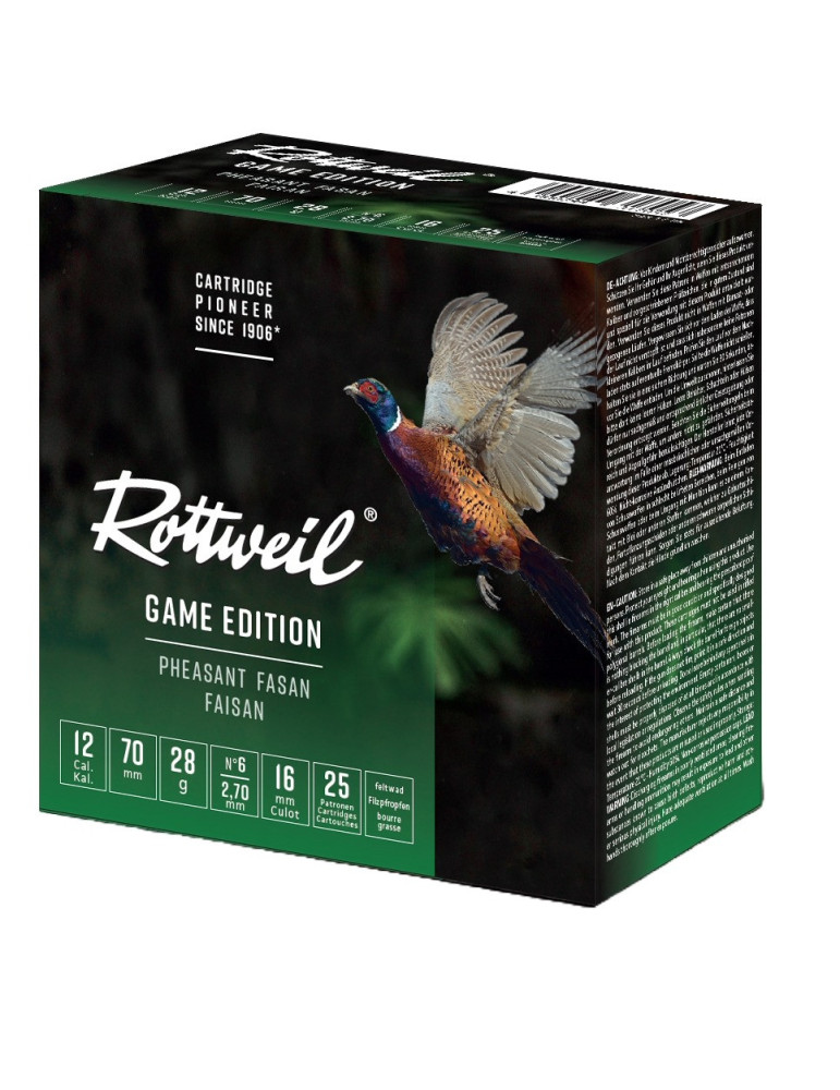 ROTTWEIL Game Edition Faisan 12/67,5 – 28 g