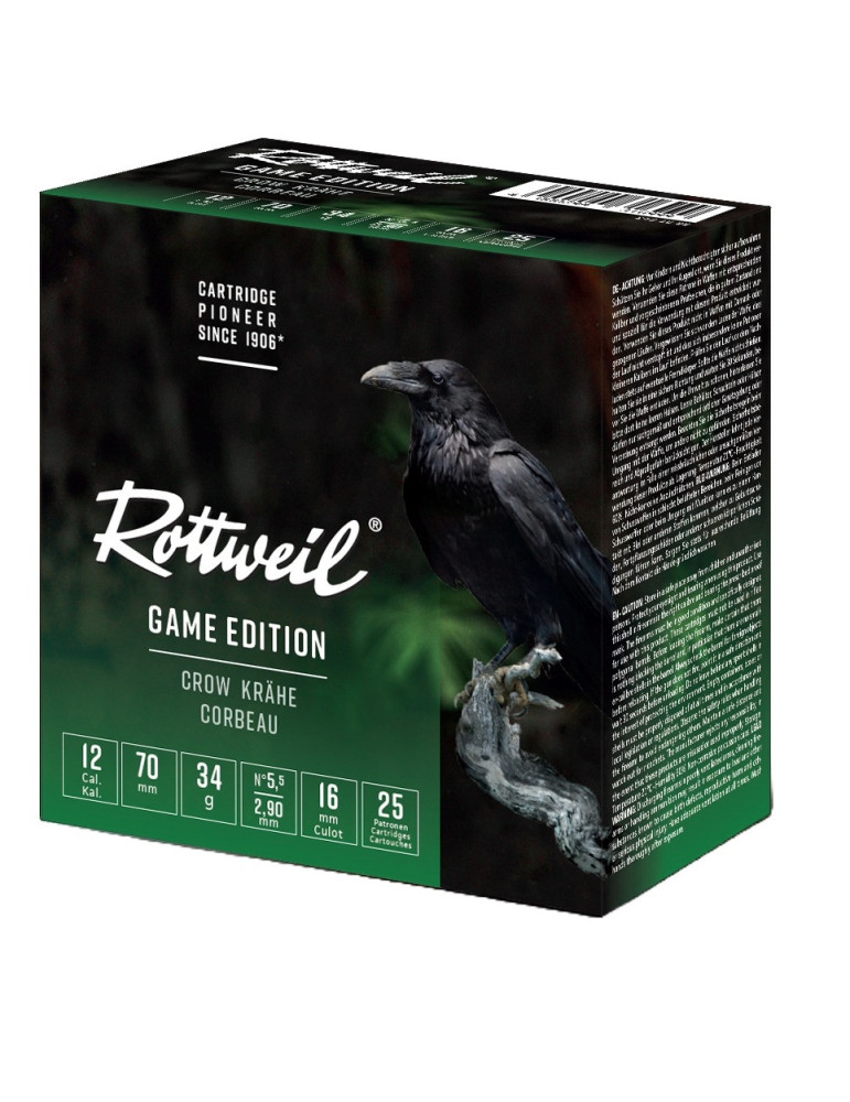 ROTTWEIL Game Edition Corbeau 12/70 – 34 g