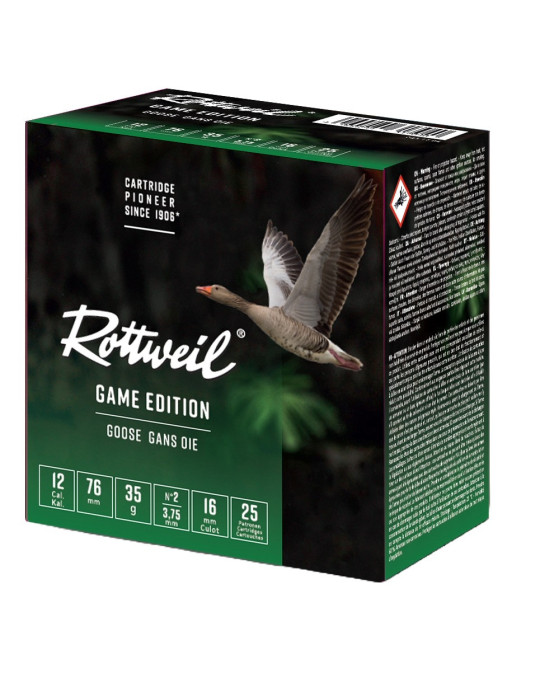 ROTTWEIL Game Edition Steel Oie 12/76 – 35 g (acier)