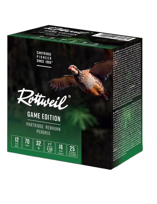 ROTTWEIL Game Edition Perdrix 12/70 – 32 g