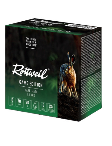 ROTTWEIL Game Edition Lièvre 12/70 – 36g.