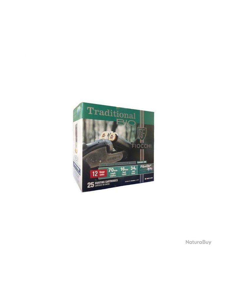 FIOCCHI Traditional Fibre Bio 12/70 – 34 g