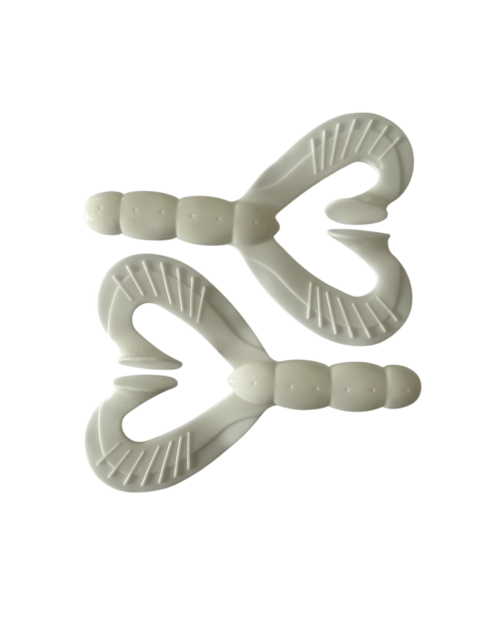 Leurre Souple Reins Rockvibe Manta 6,5" Mat White – natusport
