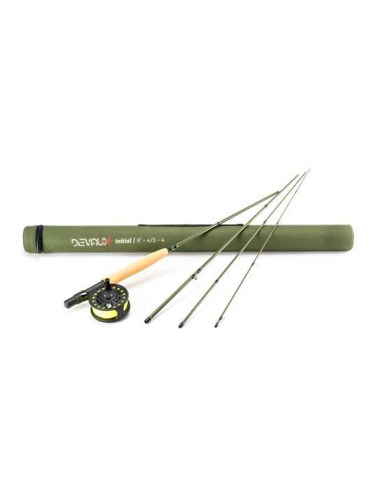 Kit Initial 9' 4/5 4 Pcs Devaux - Pêche mouche