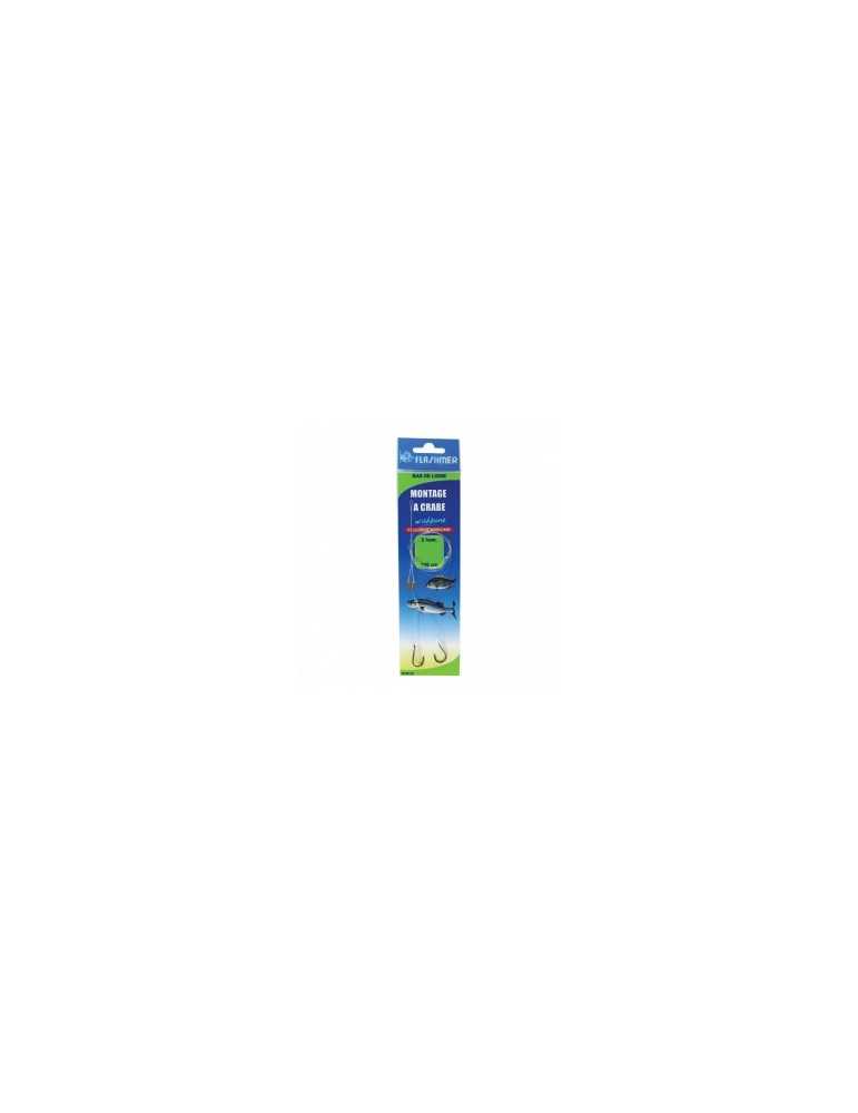 Montage Flashmer Bas de Ligne Crabe 2 Hameçons 1/0 – natusport