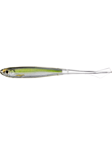 Leurre Souple LiveTarget Ghost Tail Minnow 95 mm Silver/Green