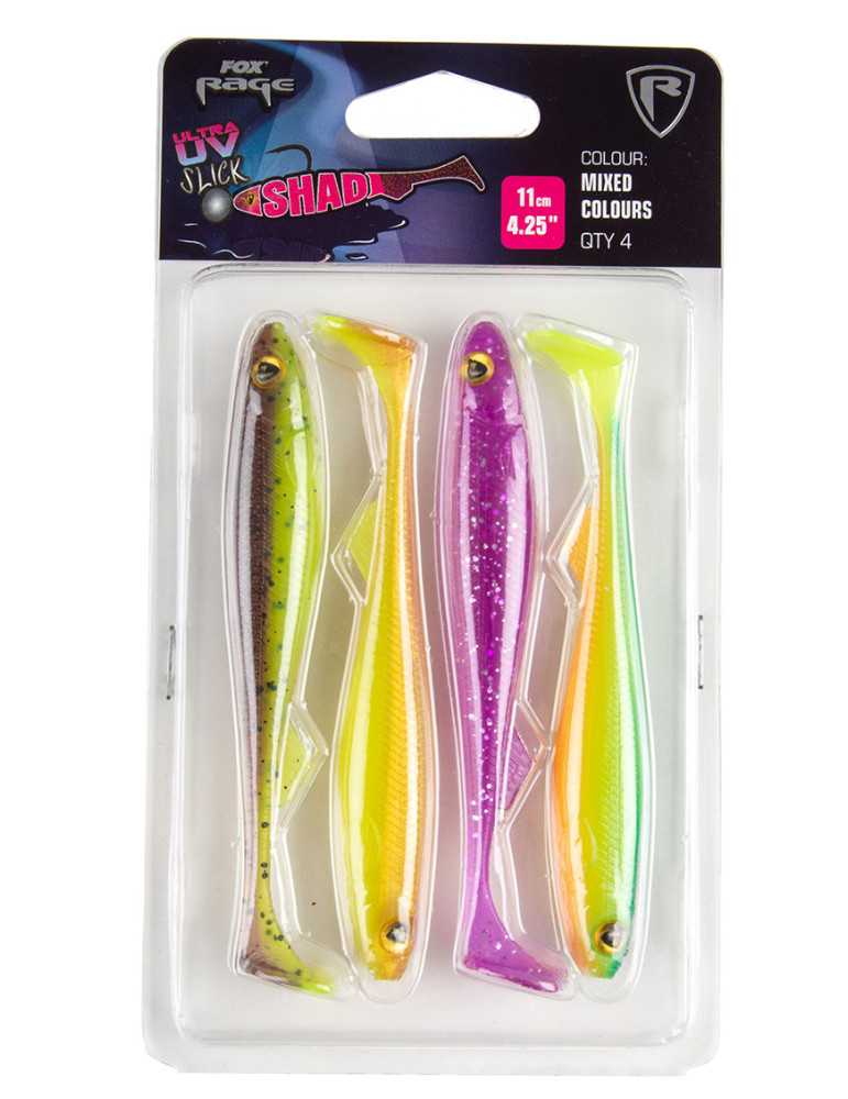 Leurre Souple Fox Rage Slick Shad 11cm Mixed – natusport