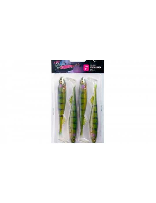 Leurre Souple Fox Slick Shad Ultra UV 13 cm Stickleback – natusport