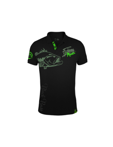 Polo Hot Spot Design Black Bass Mania XXL – natusport 2