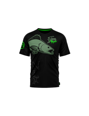 T-shirt Hot Spot Design Fishing Mania Zander XL