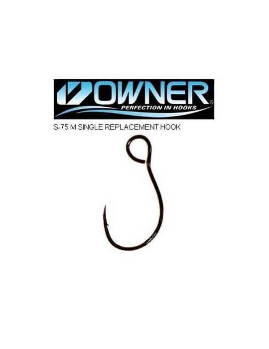Hameçon Simple Owner S-75M Taille 1 – natusport