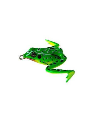 Leurre Souple Powerline Frog Legs 5.5 Vert/Points Noirs – natusport