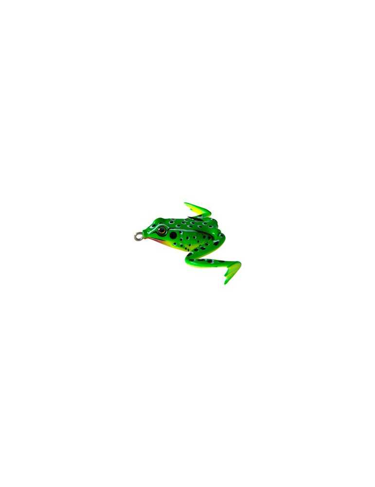 Leurre Souple Powerline Frog Legs 5.5 Vert/Points Noirs – natusport