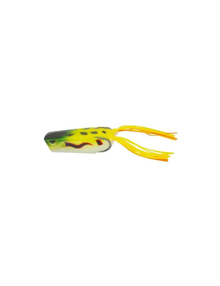 Leurre Souple Powerline Frog Pop 6cm Vert/Jaune – natusport
