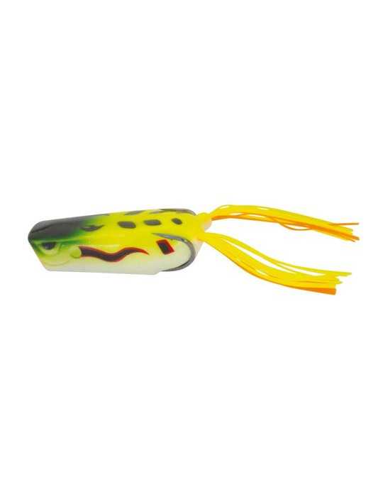 Leurre Souple Powerline Frog Pop 6cm Vert/Jaune – natusport