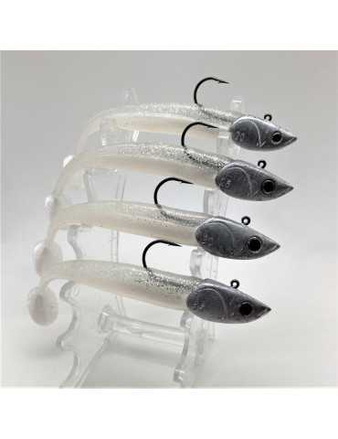 Leurre Souple Powerline GTS 3" 10g Argent/Ventre Nacré