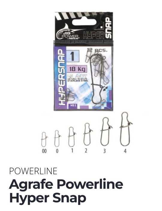 Émerillon Powerline Hyper Snap HS0 0 (x12) – natusport