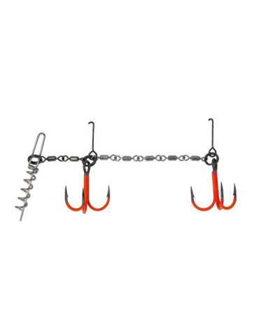 Montage Double Pike Chain UV Rapala 2/0 – natusport