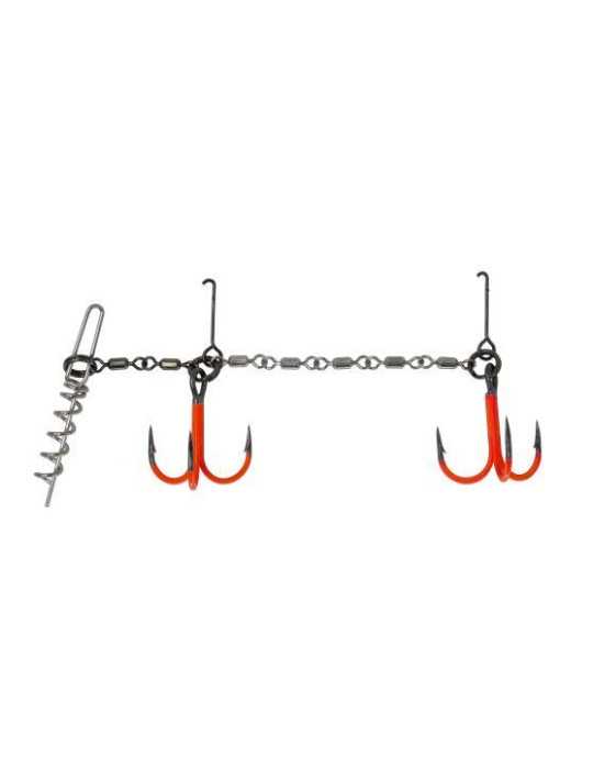 Montage Double Pike Chain UV Rapala 2/0 – natusport