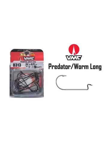Hameçon Worm Rapala Worm Long 8313 BN Taille 1/0 – natusport 2