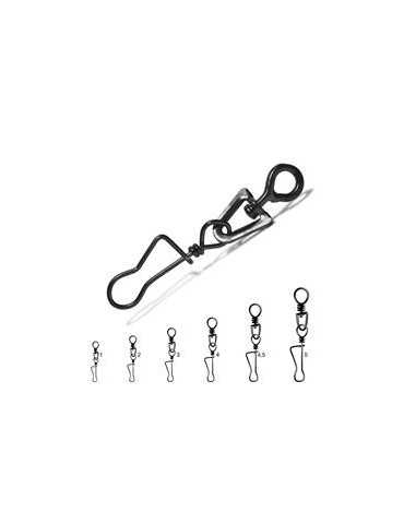 Émerillon Rapala 3531 BK Minus Agrafe Taille 1 (x10) – natusport 2