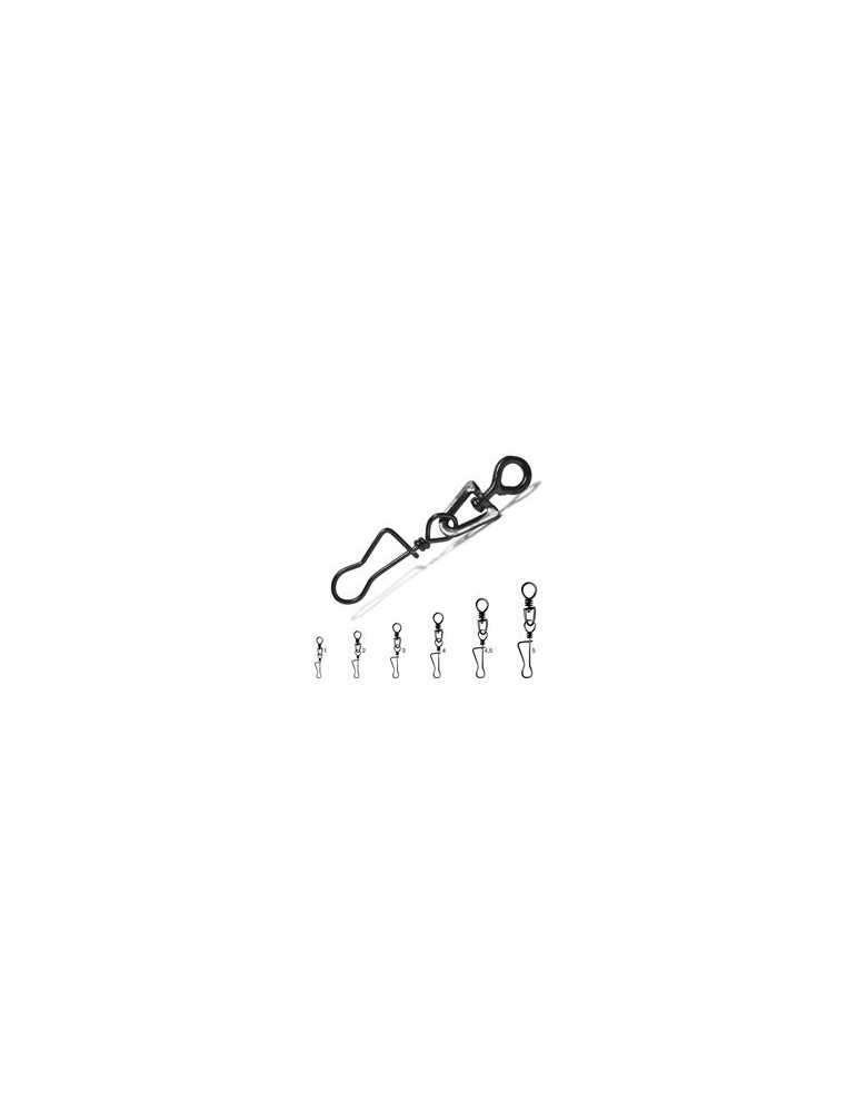 Émerillon Rapala 3531 BK Minus Agrafe Taille 1 (x10) – natusport
