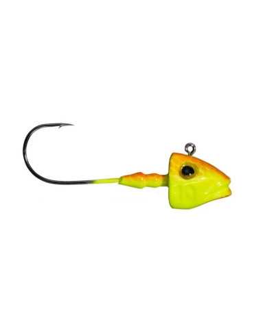 Tête Plombée Sensas G'Fish Orange/Fluo Yellow 7 g 3/0 – natusport 2