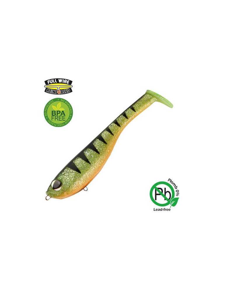 Leurre Souple Sakura Dekai Swimbait 120 Tigre/Or
