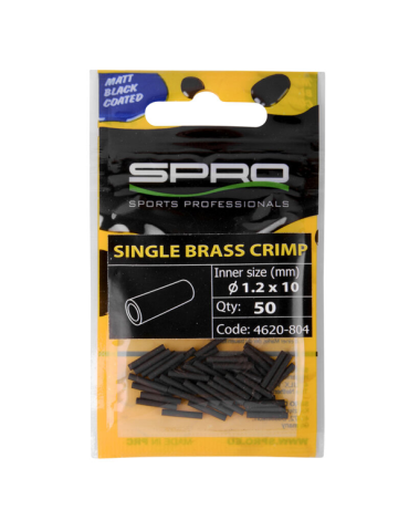 Sleeves Laiton Spro Brass Crimp 0.7mm – natusport 2