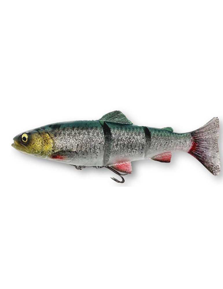 Leurre Souple Savage Gear 4D Line Thru Trout 15cm 40g Sinking Green Si – natusport