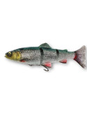Leurre Souple Savage Gear 4D Line Thru Trout 15cm 40g Sinking Green Si – natusport