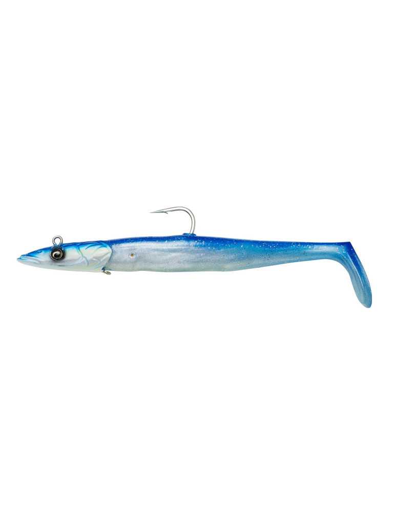 Leurre Souple Savage Gear Sandeel V2 14 cm 33 g Blue Pearl Silver | Na – natusport