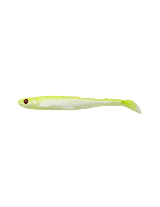 Leurre Souple Savage Gear Slender Scoop Shad 9cm Lemon Black | Natuspo – natusport