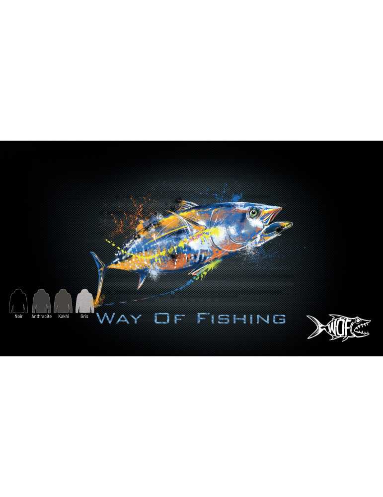 Sweat Way Of Fishing Thon Noir L – natusport