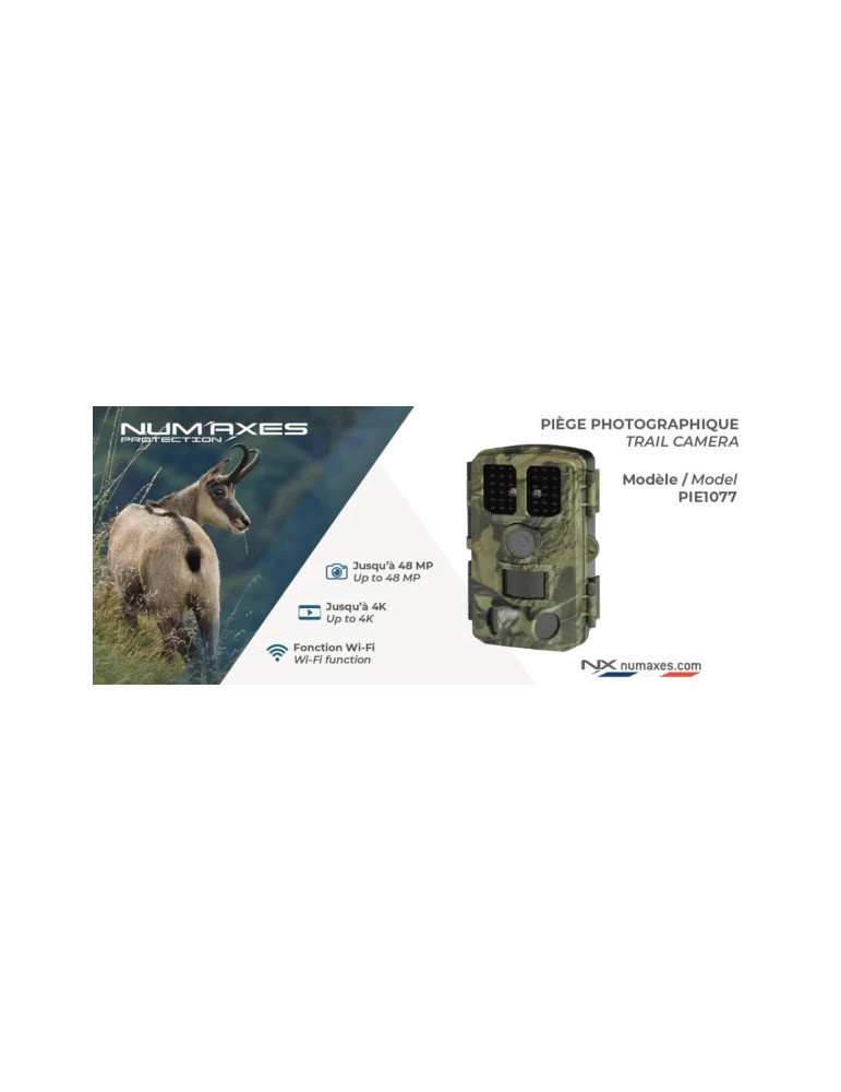 Piège photographique – Caméra de chasse PIE1077 Wi-Fi