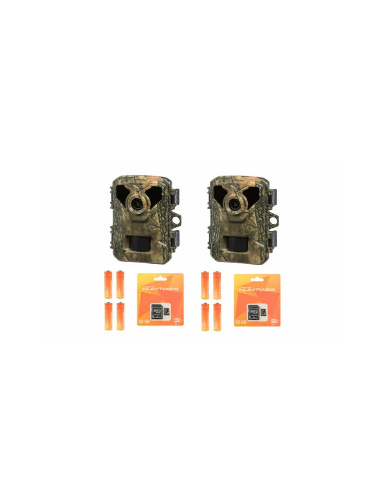 Pack tout inclus 2 x 2 piège photographique – caméra de chasse PIE1075